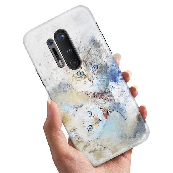 Deksel / Mobildeksel til OnePlus 8 Pro - Katter