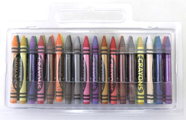 36-Pack - Färgkritor / Kritor - Mixade färger multifärg