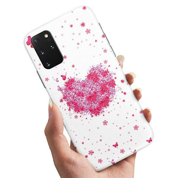 Deksel / Mobildeksel til Samsung Galaxy A51 - Blomsterhjerte