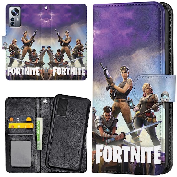 Xiaomi 12 Pro - Lommebok Deksel Fortnite