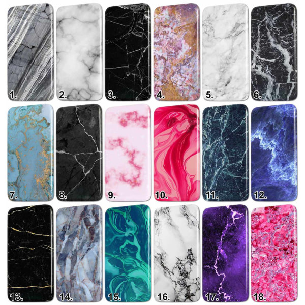iPhone XS Max - Cover/Mobilcover Marmor MultiColor 15