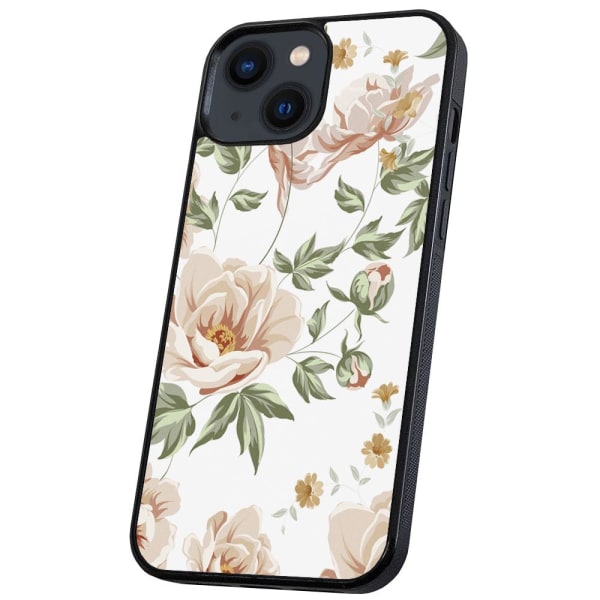 iPhone 14 Plus - Deksel/Mobildeksel Blomstermønster
