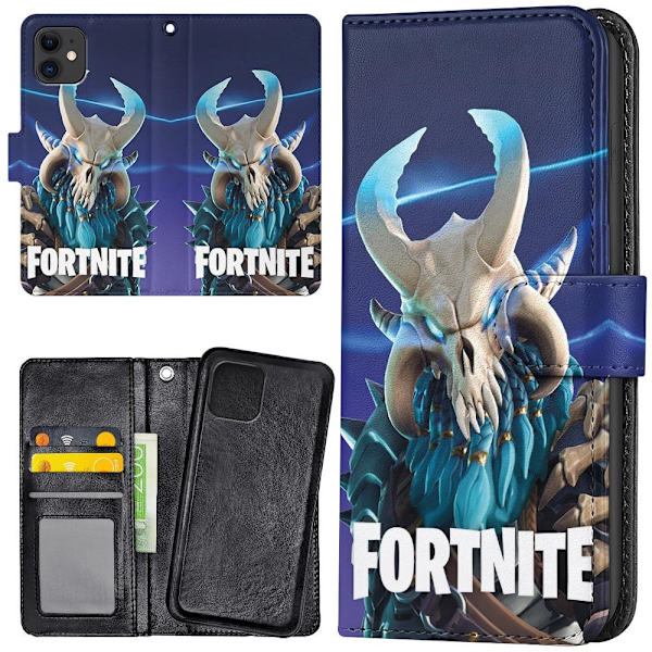 iPhone 11 - Plånboksfodral/Skal Fortnite