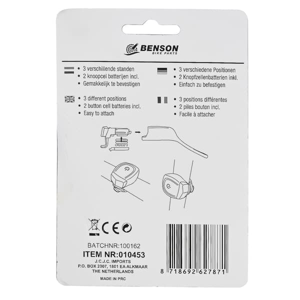 Cykelljus LED 2-pack silikon