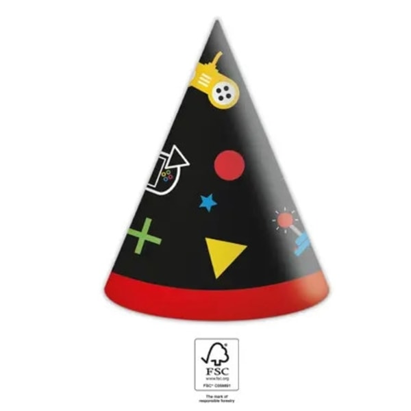 Spelarkvälls hattar, tricorn, 6 st FSC