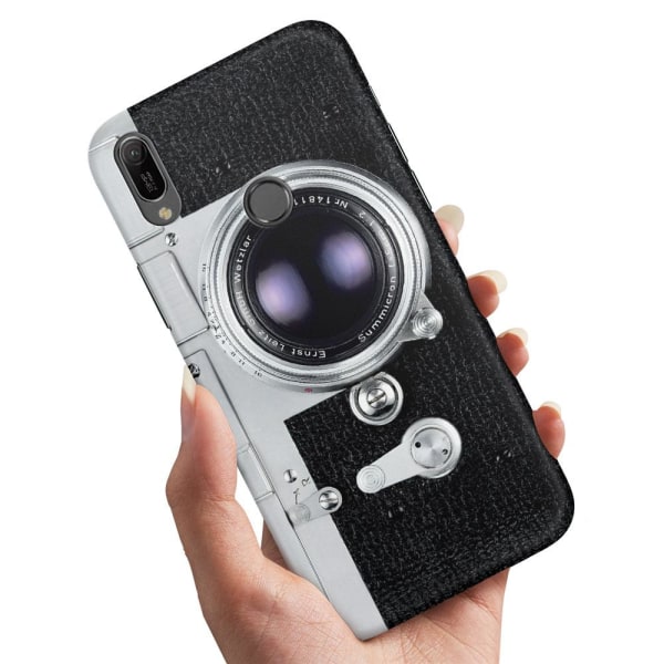 Huawei P20 Lite - Cover/Mobilcover Retro Kamera