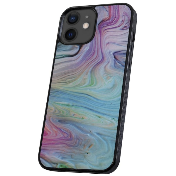 iPhone 11 - Skal/Mobilskal Målarfärg Mönster multifärg