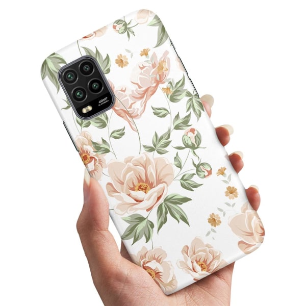 Xiaomi Mi 10 Lite - Cover/Mobilcover Blomstermønster