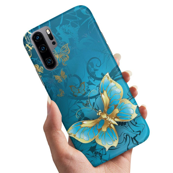 Huawei P30 Pro - Cover/Mobilcover Sommerfugle