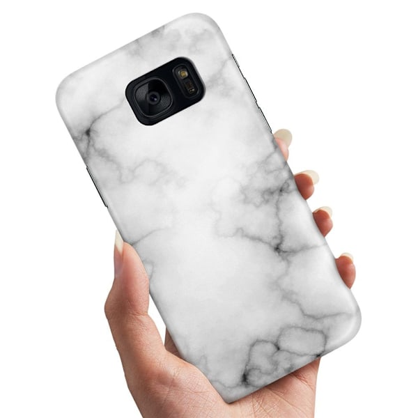 Deksel / Mobildeksel til Samsung Galaxy S7 Edge - Marmor Multicolor