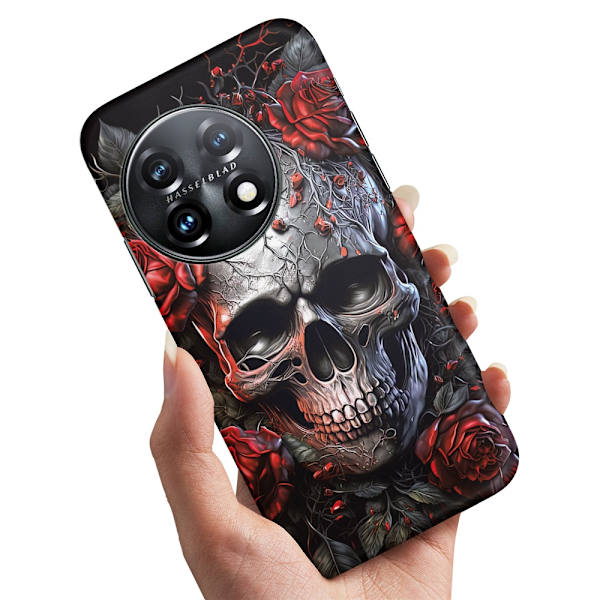 OnePlus 11 5G - Skal/Mobilskal Skull Roses