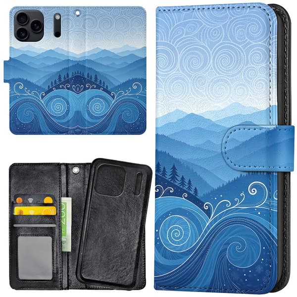 iPhone 17 Pro - Lommebok Deksel Blue Hills