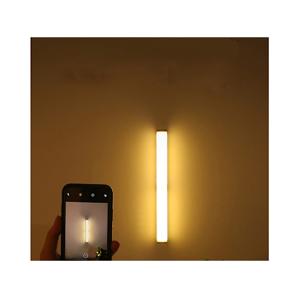 Garderobelampe Bevegelsessensor / Selvklebende LED-lampe - 20 cm White