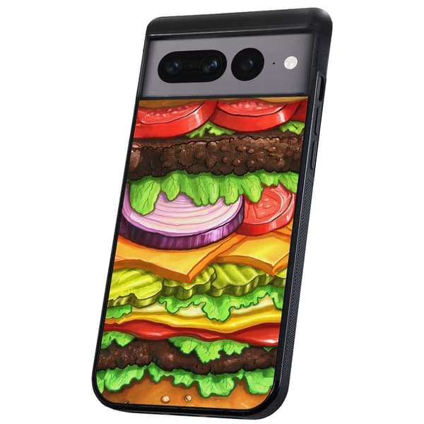 Google Pixel 7A - Kuoret/Suojakuori Hamburger