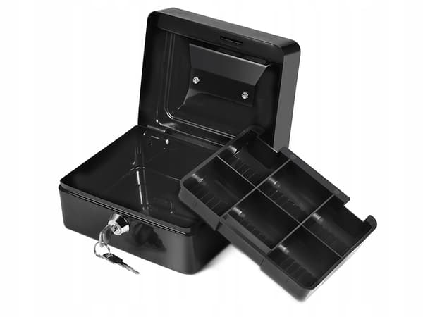 Pengeskab - 15x12x8cm Black