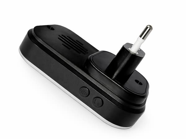 Trådlös dörrklocka kinetisk 130 m IP68 Black