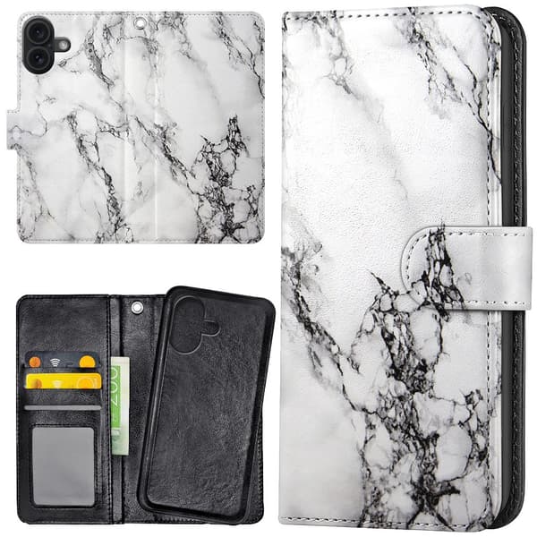 iPhone 17 - Lommebok Deksel Marmor