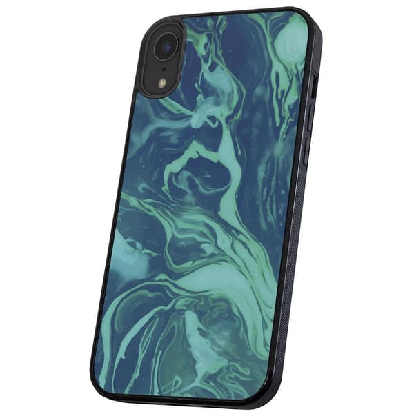 iPhone X/XS - Cover/Mobilcover Marmor Multicolor