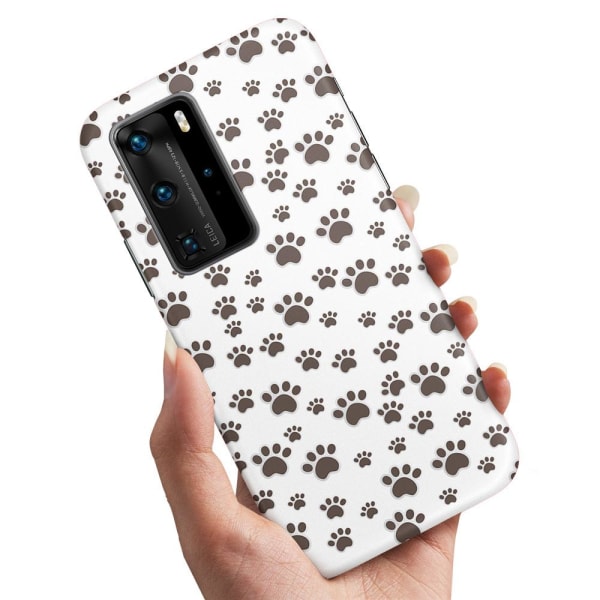 Huawei P40 - Skal/Mobilskal Paw Pattern