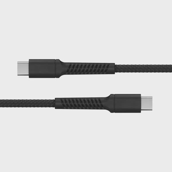 X2O Longlife 100W USB-C/C-kabel 2 m svart