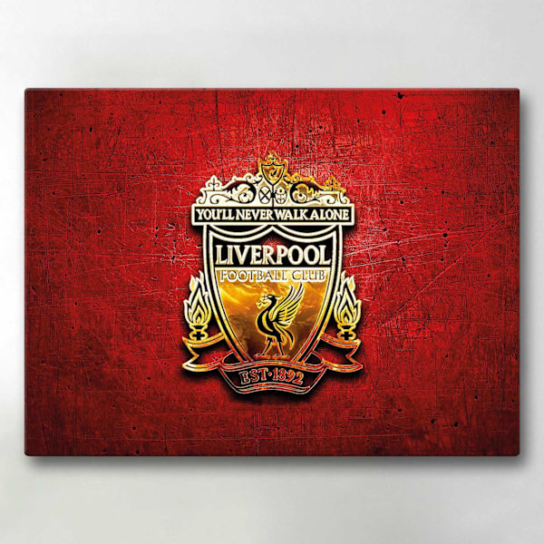 Lærredsbillede / Lærredstryk - Liverpool - 40x30 cm - Lærred Multicolor