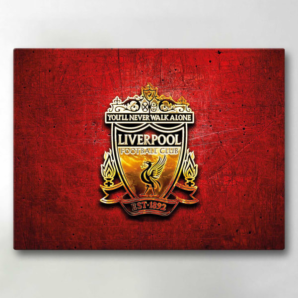 Lerretsbilde / Bilde - Liverpool - 40x30 cm - Lerret Multicolor