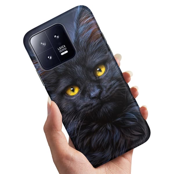 Cover / Mobilcover til Xiaomi 13 - Sort Kat