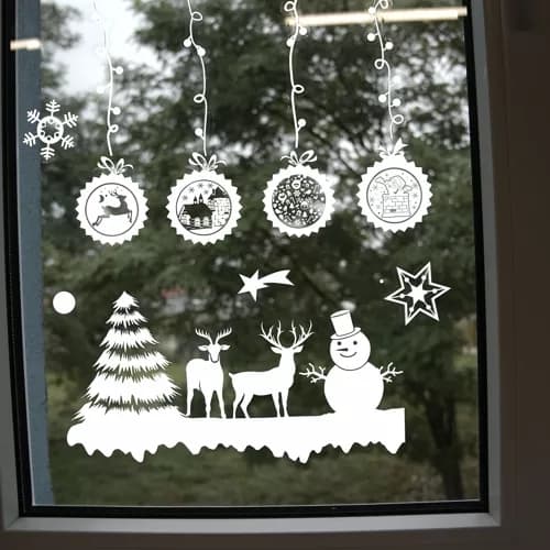 Juldekoration Fönster - Klistermärken