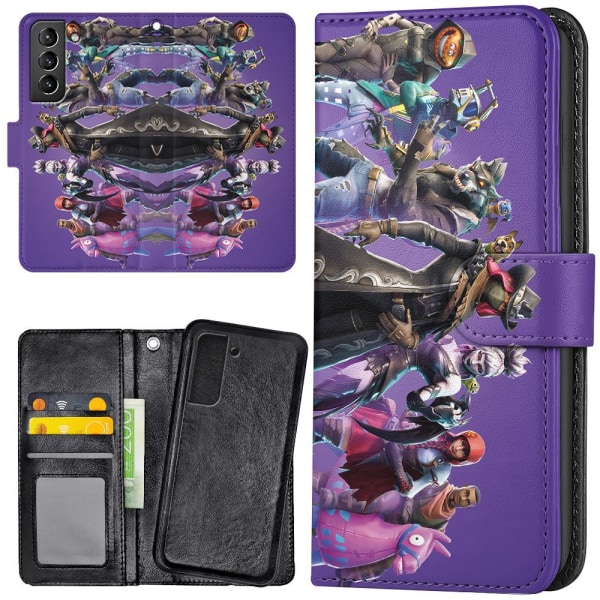 Samsung Galaxy S22 - Lommebok Deksel Fortnite Multicolor