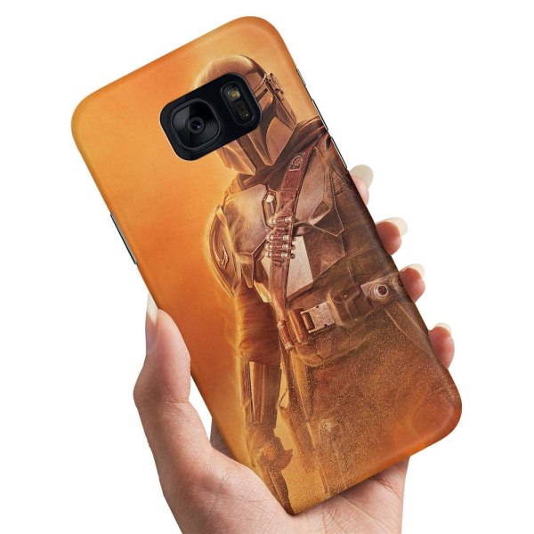 Samsung Galaxy S7 Edge - Deksel/Mobildeksel Mandalorian Star War