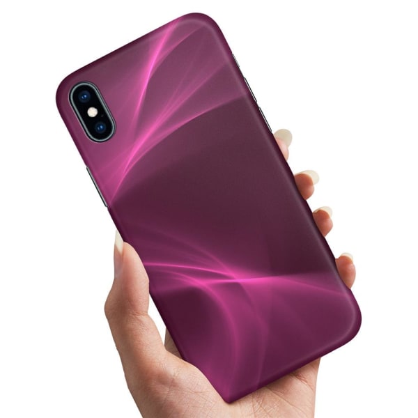 iPhone X/XS - Deksel/Mobildeksel Purple Fog
