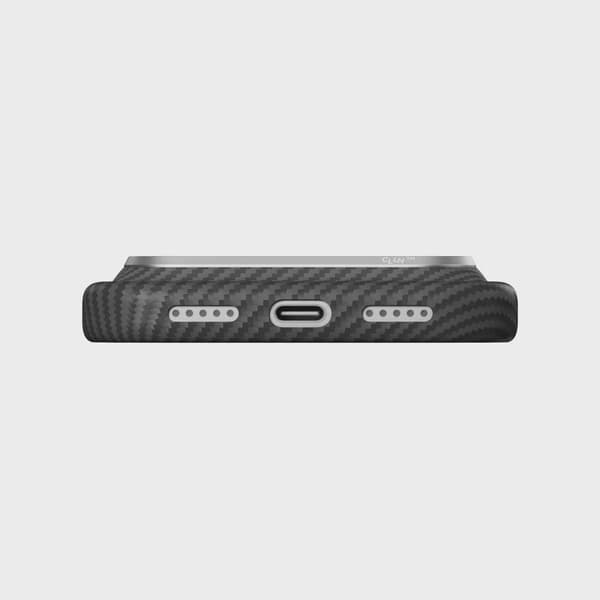 Pitaka Edge MagSafe Fodral iPhone 18 Pro/17 Pro Black/Grey