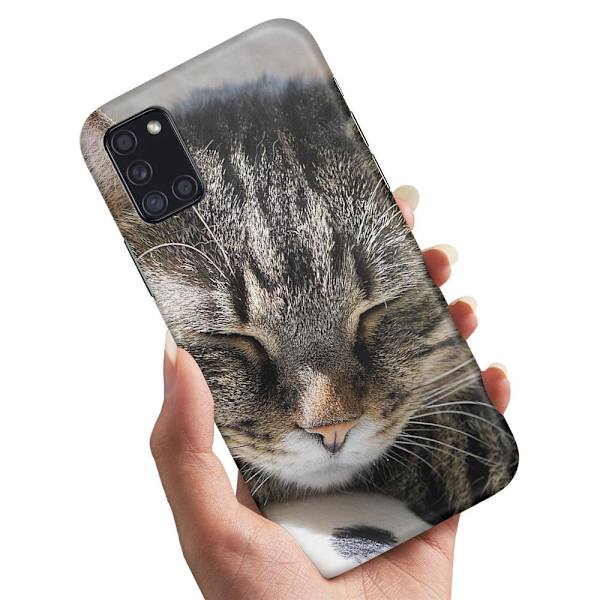 Deksel / Mobildeksel til Samsung Galaxy A31 - Sovende Katt