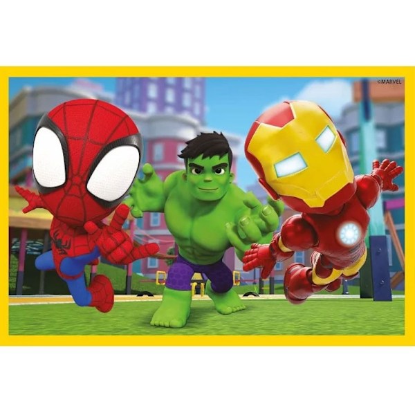 Parker Spiderman Mjuk Klossar - 6 Delar