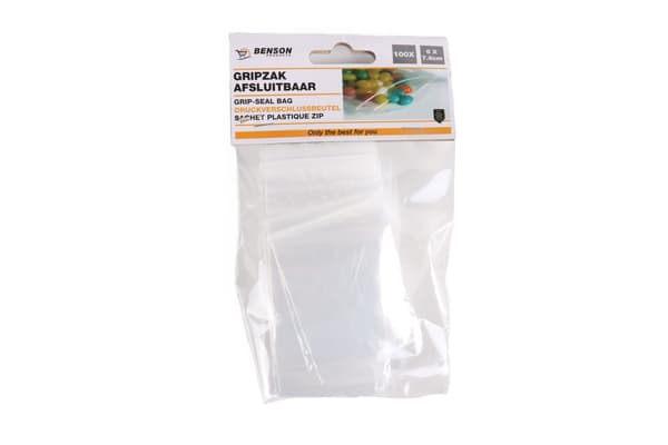 Återförslutningsbara påsar 100-pack 5×7,6 cm
