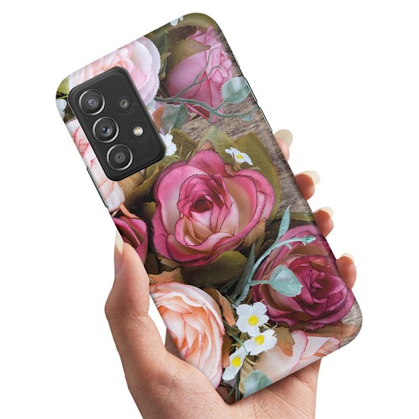 Samsung Galaxy A52/A52s 5G - Skal/Mobilskal Blommor multifärg