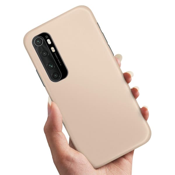 Deksel / Mobildeksel til Xiaomi Mi Note 10 Lite - Beige Beige