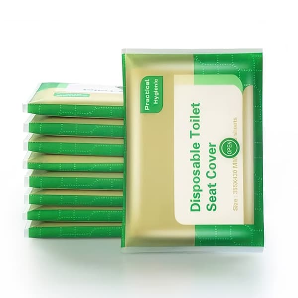 Skylbart Toiletsædebetræk / Engangsovertræk til Toiletsæde 20-Pack