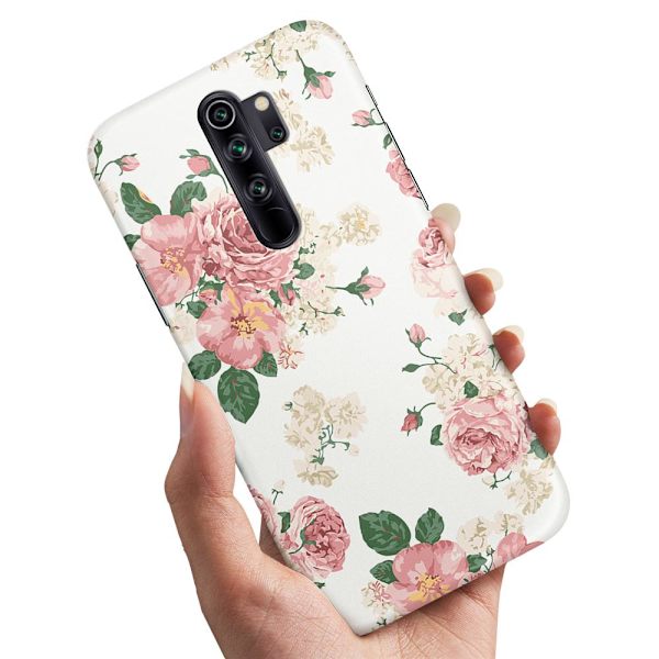 Xiaomi Redmi Note 8 Pro - Skal/Mobilskal Retro Blommor