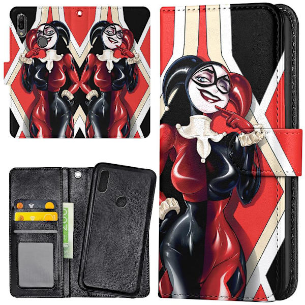 Huawei Y6 (2019) - Lommebok Deksel Harley Quinn