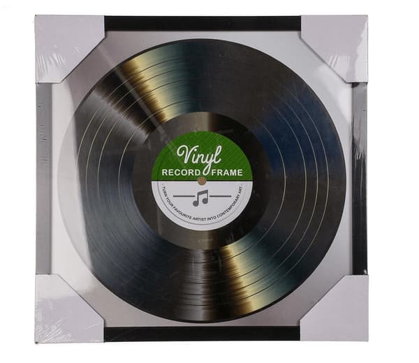 LP-ram til Vinylplade - Record Album Frame - Glasfront - 32x32cm 3-Pack