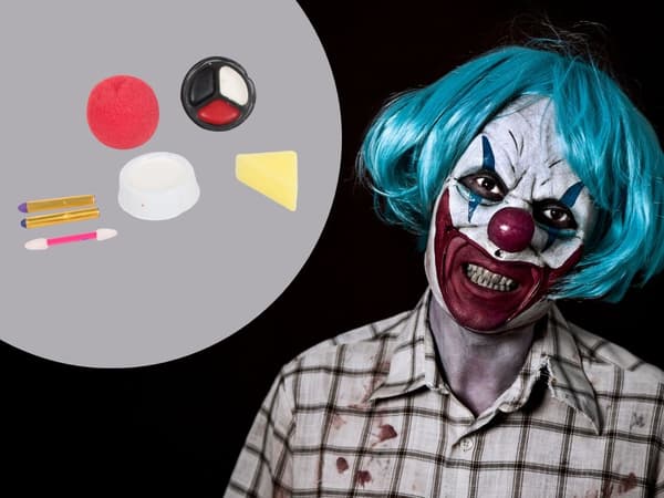Makeup kit clown nos för halloween makeup för cosplay makeup