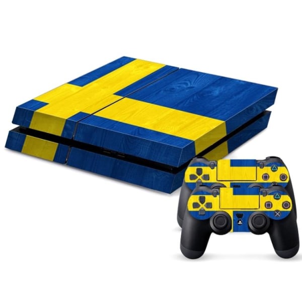 PS4 Skins / PlayStation 4 Decal - Sverige Multicolor