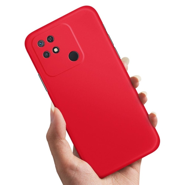 Xiaomi Redmi 10C - Deksel/Mobildeksel Rød