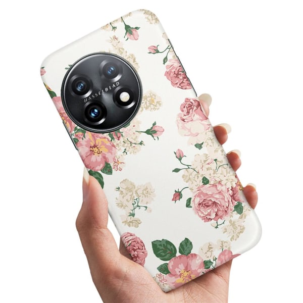 OnePlus 11 5G - Skal/Mobilskal Retro Blommor