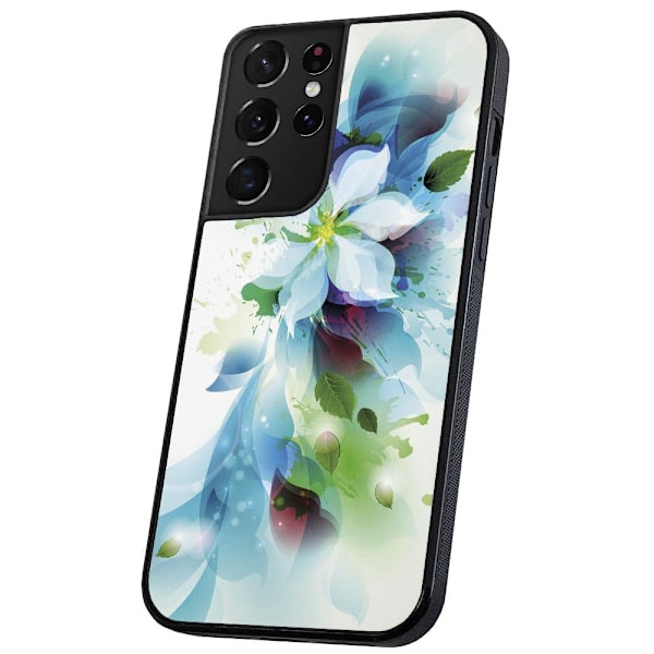 Samsung Galaxy S21 Ultra - Skal/Mobilskal Blomma