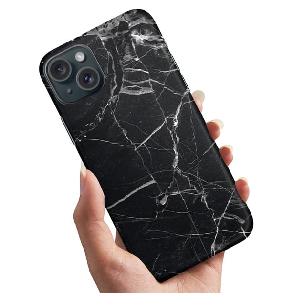 Cover / Mobilcover til iPhone 15 - Marmor