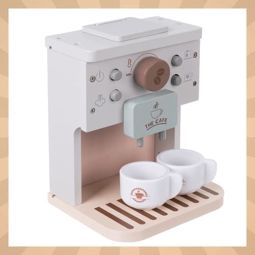 Kaffeautomat i Trä för Barn - Leksak