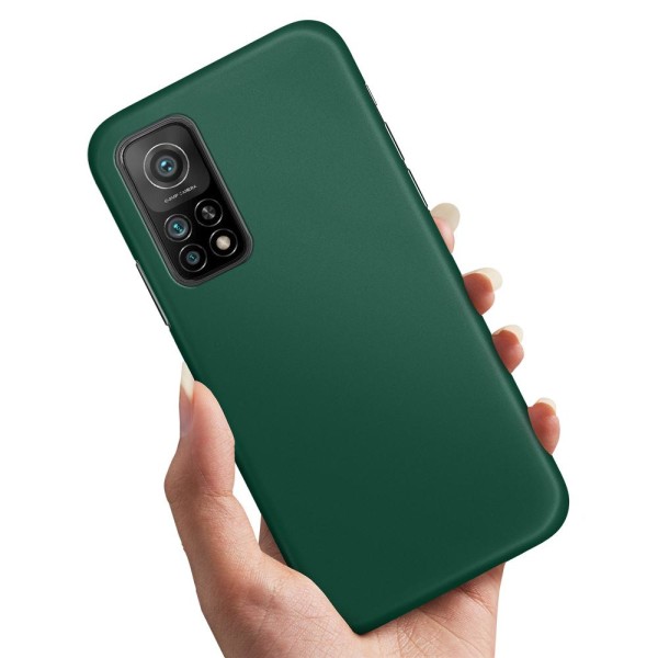 Xiaomi Mi 10T/10T Pro - Cover/Mobilcover Mørkgrøn Dark green