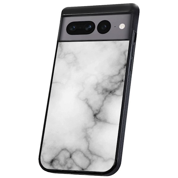 Google Pixel 8A - Deksel/Mobildeksel Marmor